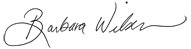 Barbara's Signature